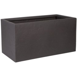 Pot de fleur - STRATA - Riven trough - Ø 38.5cm x 17.5cm H x 46.5cm L