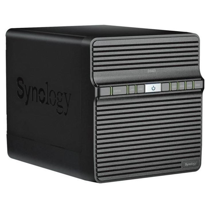 Serveur NAS - SYNOLOGY - DS423 - 4 baies - RAM 2Go Serveur NAS - SYNOLOGY - DS423 - 4 baies - RAM 2Go