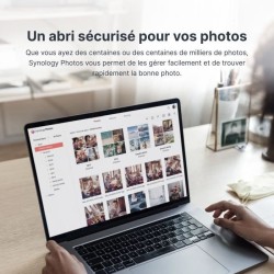 Serveur NAS - SYNOLOGY - DS223J - 2 baies - SATA 6Gb/s - RAID 1 - RAM