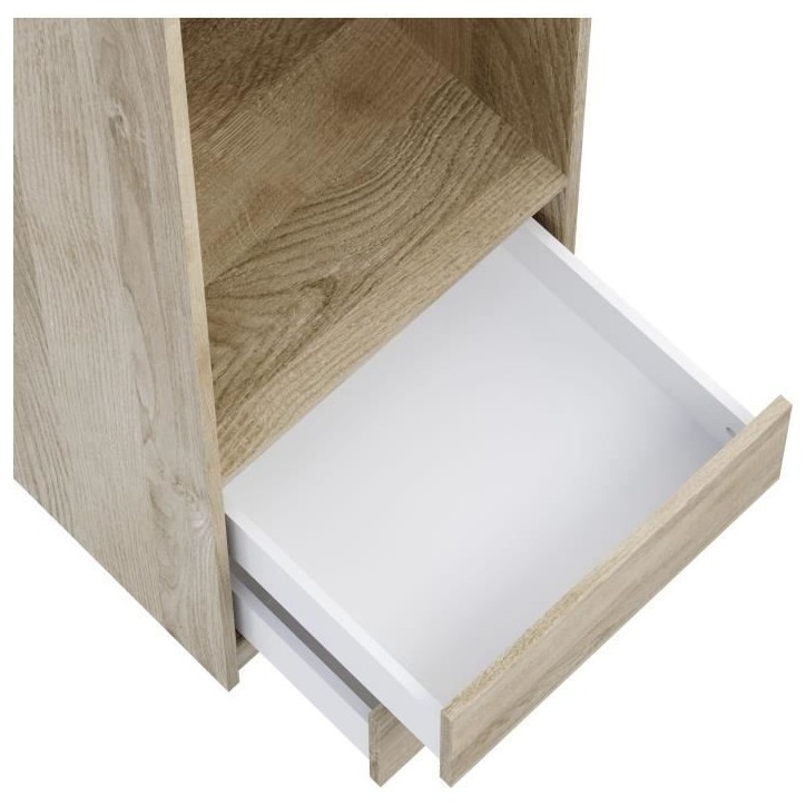 Dressing - Chene - 2 tiroirs - 2 étageres - 1 tringle - 50 x 57 x 200 cm Dressing - Chene - 2 tiroirs - 2 étageres - 1 tringle - 50 x 57 x 200 cm