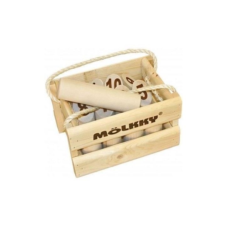 Jeu de quilles Mölkky - TACTIC - Version Luxe - Bois massif - Mixte - A partir de 7 ans Jeu de quilles Mölkky - TACTIC - Version Luxe - Bois massif - Mixte - A partir de 7 ans