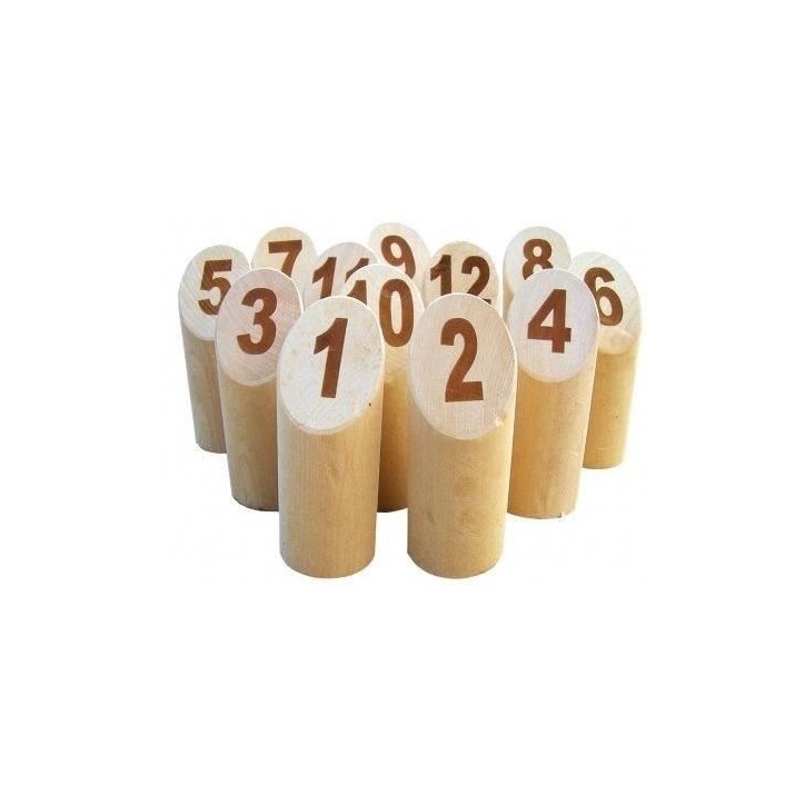 Jeu de quilles Mölkky - TACTIC - Version Luxe - Bois massif - Mixte - A partir de 7 ans Jeu de quilles Mölkky - TACTIC - Version Luxe - Bois massif - Mixte - A partir de 7 ans