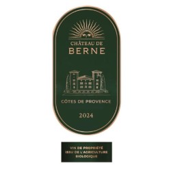 Château de Berne 2024 Côtes de Provence - Vin rosé de Provence