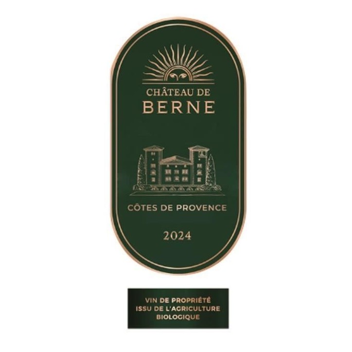 Château de Berne 2024 Côtes de Provence - Vin rosé de Provence