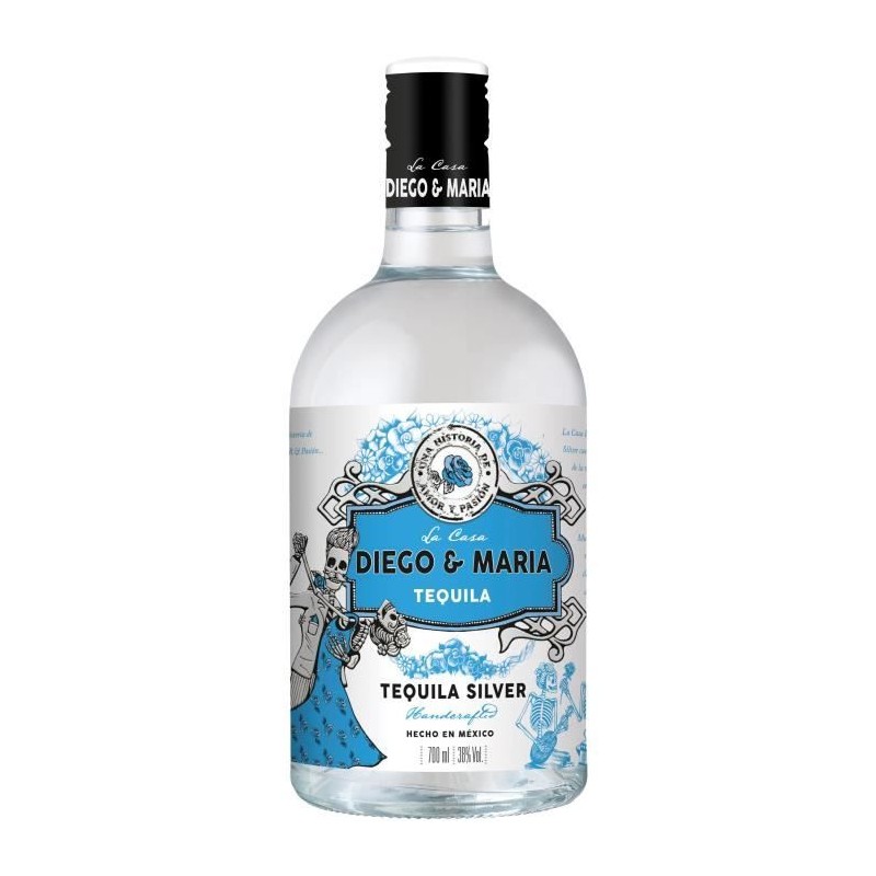 La Casa Diego & Maria - Tequila Silver - 70 cl - 38,0% Vol.