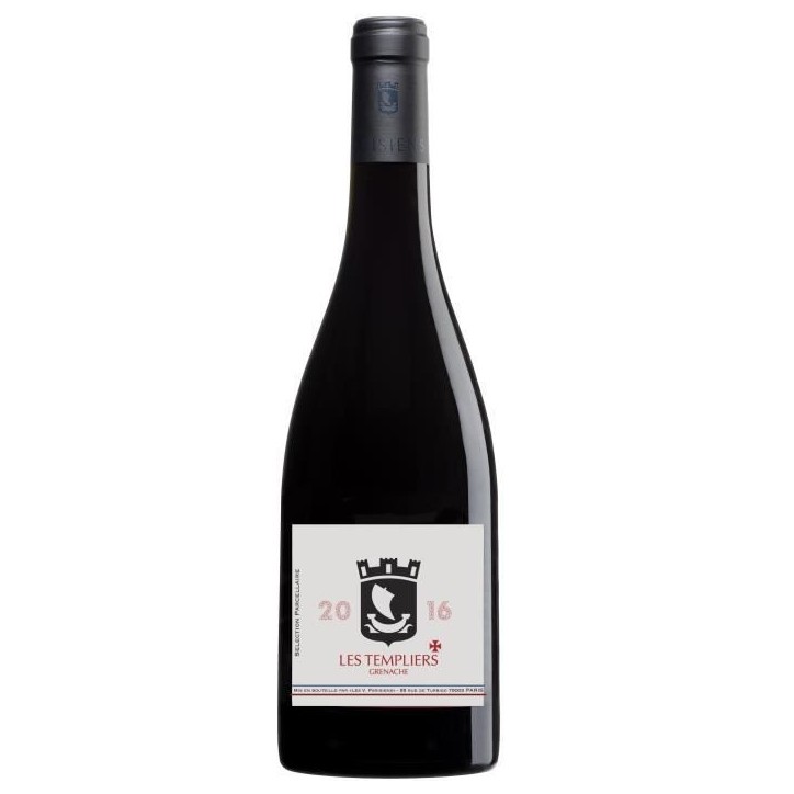 Les Vignerons Parisiens Les Templiers 2016 Vin de France - Vin rouge - Bio