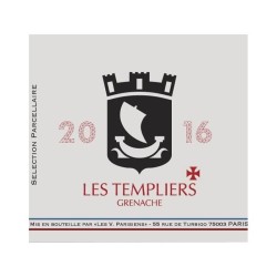 Les Vignerons Parisiens Les Templiers 2016 Vin de France - Vin rouge - Bio