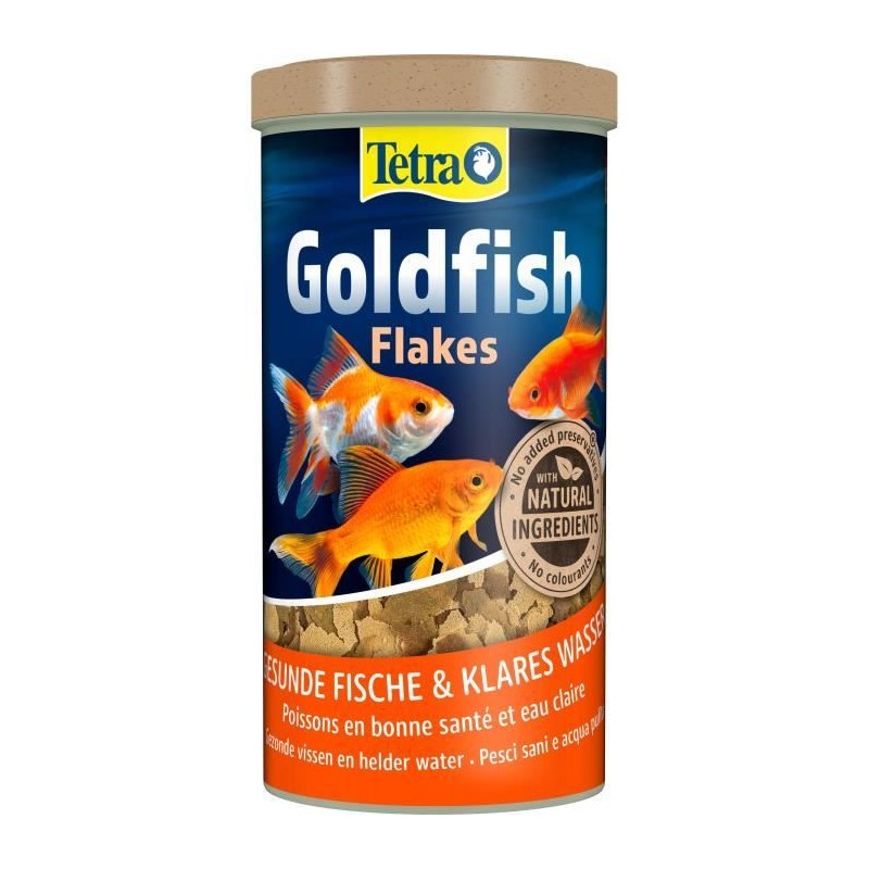 Tetra Goldfish Flocons - TETRA - Aliment complet en flocons pour poiss