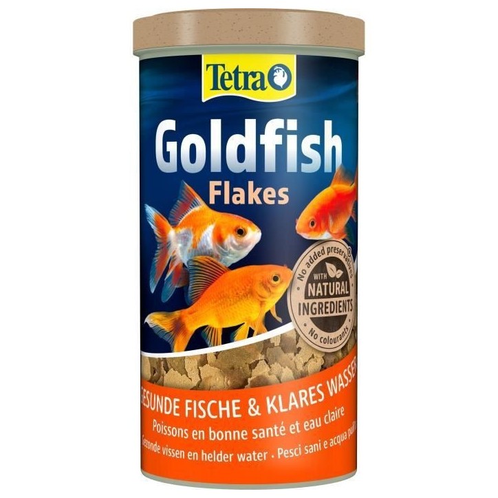Tetra Goldfish Flocons - TETRA - Aliment complet en flocons pour poissons rouges - 1 L