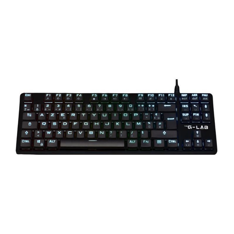 Clavier Gamer - The G-Lab - KEYZ PLATI. TKL - Format TKL - Mécanique Clavier Gamer - The G-Lab - KEYZ PLATI. TKL - Format TKL - Mécanique