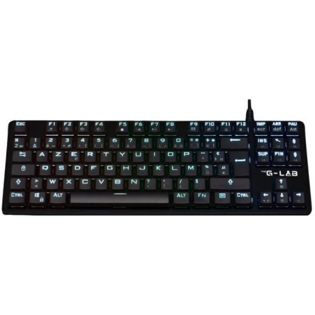 Clavier Gamer - The G-Lab - KEYZ PLATI. TKL - Format TKL - Mécanique