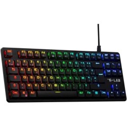 Clavier Gamer - The G-Lab - KEYZ PLATI. TKL - Format TKL - Mécanique