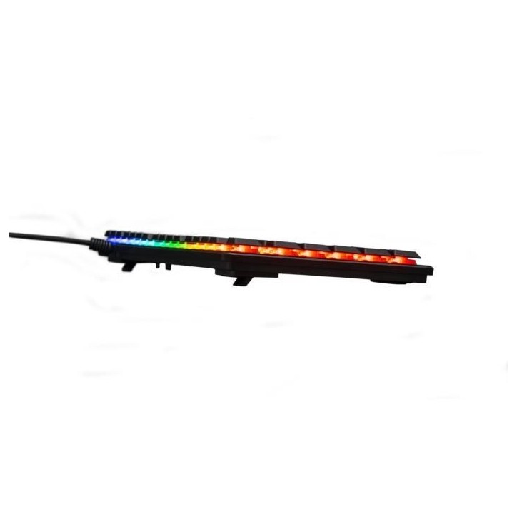 Clavier Gamer - The G-Lab - KEYZ PLATI. TKL - Format TKL - Mécanique (Switch Rouge) - Low Profile - RGB - Noir Clavier Gamer - The G-Lab - KEYZ PLATI. TKL - Format TKL - Mécanique (Switch Rouge) - Low Profile - RGB - Noir