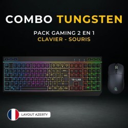 Pack gamer sans fil - THE G-LAB - COMBO TUNGSTEN EX - Clavier + souris