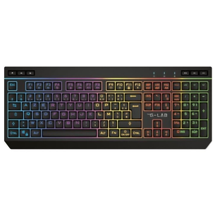 Clavier gamer sans fil - THE G-LAB - KEYZ TUNGSTEN EX - 32 macros configurables Clavier gamer sans fil - THE G-LAB - KEYZ TUNGSTEN EX - 32 macros configurables