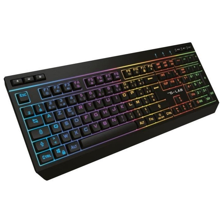 Clavier gamer sans fil - THE G-LAB - KEYZ TUNGSTEN EX - 32 macros configurables Clavier gamer sans fil - THE G-LAB - KEYZ TUNGSTEN EX - 32 macros configurables