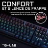 Clavier Gamer - The G-Lab - KEYZ PLATINIUM - Mécanique (Switch Rouge) Clavier Gamer - The G-Lab - KEYZ PLATINIUM - Mécanique (Switch Rouge)