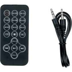 Tour haut-parleur - THOMSON - Noir/Bois - Bluetooth/CD/USB/SD, 60W, Ra