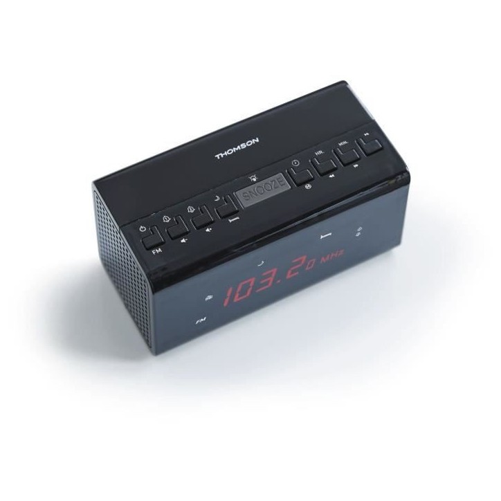 Radio Réveil - THOMSON - CR50 - Noir Radio Réveil - THOMSON - CR50 - Noir