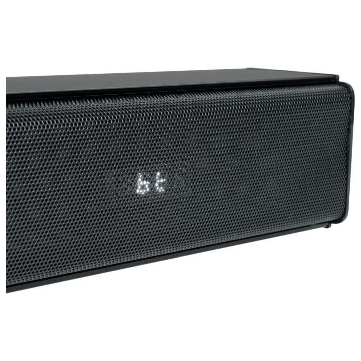 Barre de son - THOMSON - Noire - Bluetooth 5.3, 120W, Entrée TV ARC/CEC, USB, Égaliseur, Télécommande, Alim. 230V Barre de son - THOMSON - Noire - Bluetooth 5.3, 120W, Entrée TV ARC/CEC, USB, Égaliseur, Télécommande, Alim. 230V