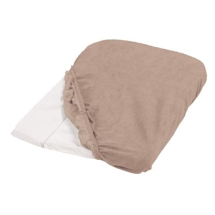 Lot 2 Housses de matelas a langer TINEO - Noisette Lot 2 Housses de matelas a langer TINEO - Noisette