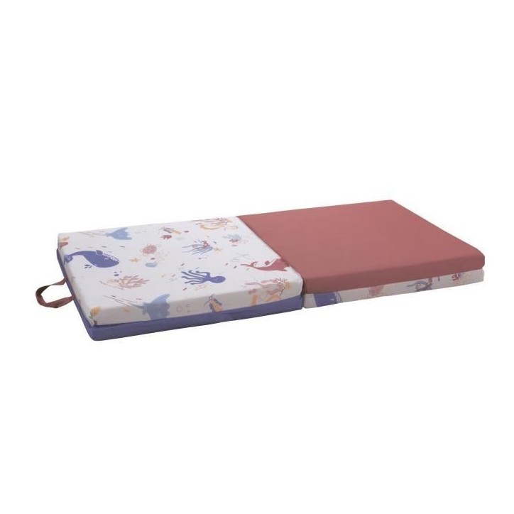 Tapis Malin Trésors de l'océan 3 en 1 - Evolutif - Déhoussable - 120x120x5 cm