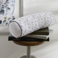 Coussin Polochon - TODAY - CHARME - Imprimé Craie Capucine - 45 x 15