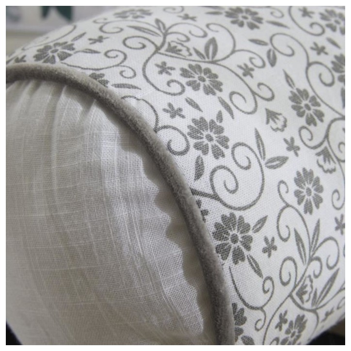 Coussin Polochon - TODAY - CHARME - Imprimé Craie Capucine - 45 x 15 cm Coussin Polochon - TODAY - CHARME - Imprimé Craie Capucine - 45 x 15 cm