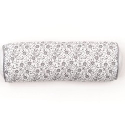 Coussin Polochon - TODAY - CHARME - Imprimé Craie Capucine - 45 x 15