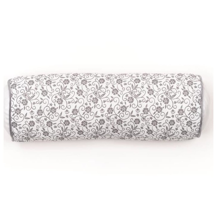 Coussin Polochon - TODAY - CHARME - Imprimé Craie Capucine - 45 x 15 cm Coussin Polochon - TODAY - CHARME - Imprimé Craie Capucine - 45 x 15 cm