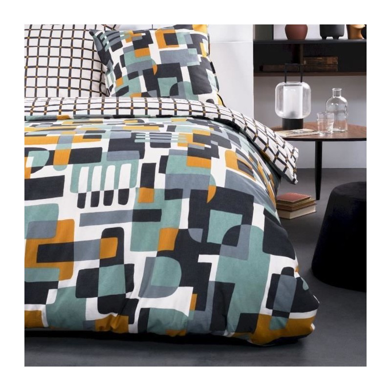 Parure de lit - TODAY - Sunshine - 2 personnes - 240x260cm - Coton nat Parure de lit - TODAY - Sunshine - 2 personnes - 240x260cm - Coton nat