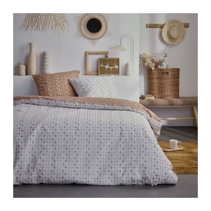 Parure de lit 2 personnes - TODAY - Crazy 7.10 - 220 x 240 cm - Imprim Parure de lit 2 personnes - TODAY - Crazy 7.10 - 220 x 240 cm - Imprim