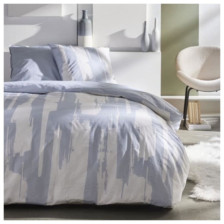 Parure de couette - TODAY - Sunshine 17.33 - 220x240cm - 2 personnes - Imprimée - Coton 57 fils Parure de couette - TODAY - Sunshine 17.33 - 220x240cm - 2 personnes - Imprimée - Coton 57 fils