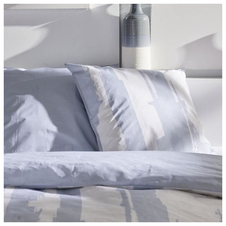 Parure de couette - TODAY - Sunshine 17.33 - 220x240cm - 2 personnes - Imprimée - Coton 57 fils Parure de couette - TODAY - Sunshine 17.33 - 220x240cm - 2 personnes - Imprimée - Coton 57 fils