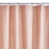 Rideau de douche gauffré - Pink - PEVA - 180 x 200 cm - 12 crochets -