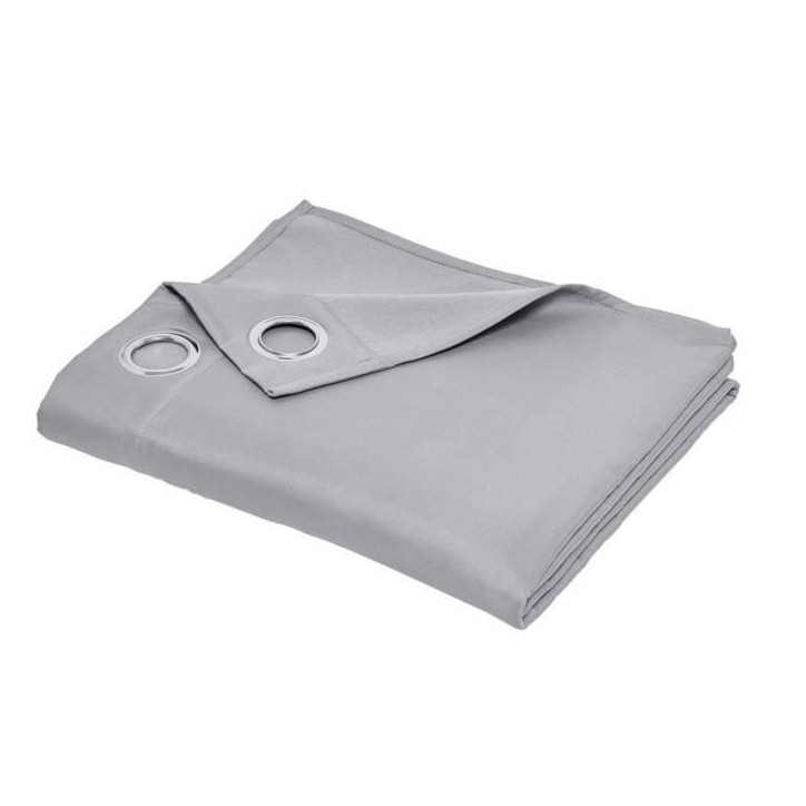 TODAY Rideau Isolant Thermique Essential Uni - 140 x 240 cm - Acier