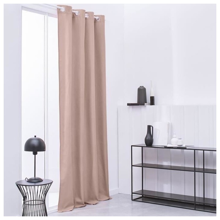 Rideau isolant TODAY Rose 140x240 cm