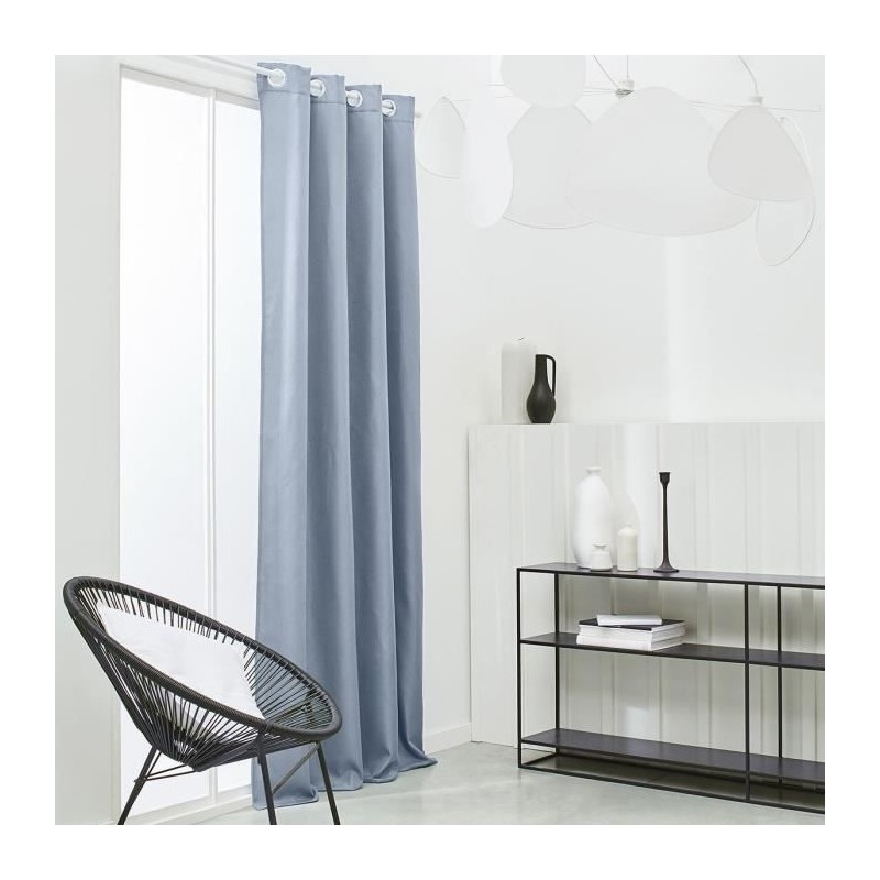 TODAY Rideau Isolant Thermique Essential Uni - 140 x 240 cm - Denim