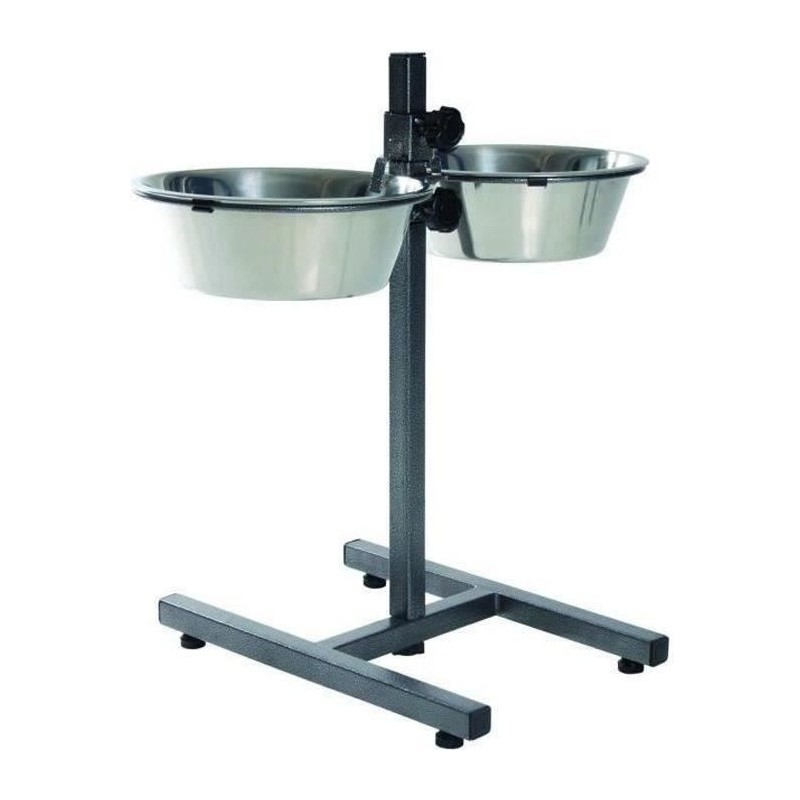 TRIXIE Support réglable de bol pour chiens 5,6 L 24 cm