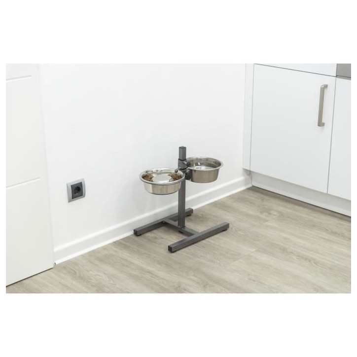 TRIXIE Support réglable de bol pour chiens 5,6 L 24 cm