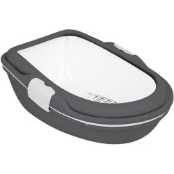 Bac a litiere - TRIXIE - Primo XXL - Avec rebords - 56 x 25 x 71 cm -