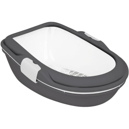 Bac a litiere - TRIXIE - Primo XXL - Avec rebords - 56 x 25 x 71 cm -