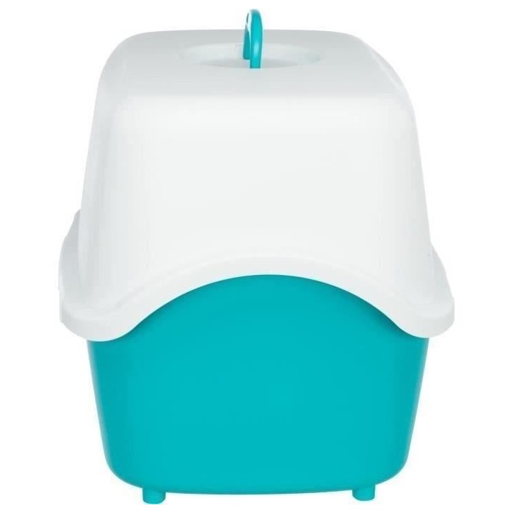 TRIXIE Bac a litiere Vico 40*40*56 cm - Aigue-marine - Pour chat