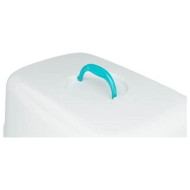 TRIXIE Bac a litiere Vico 40*40*56 cm - Aigue-marine - Pour chat