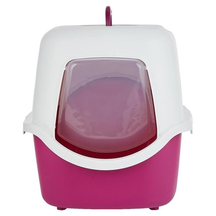 Bac a litiere TRIXIE Vico - Couvercle - 40 × 40 × 56 cm - Baie et blanc