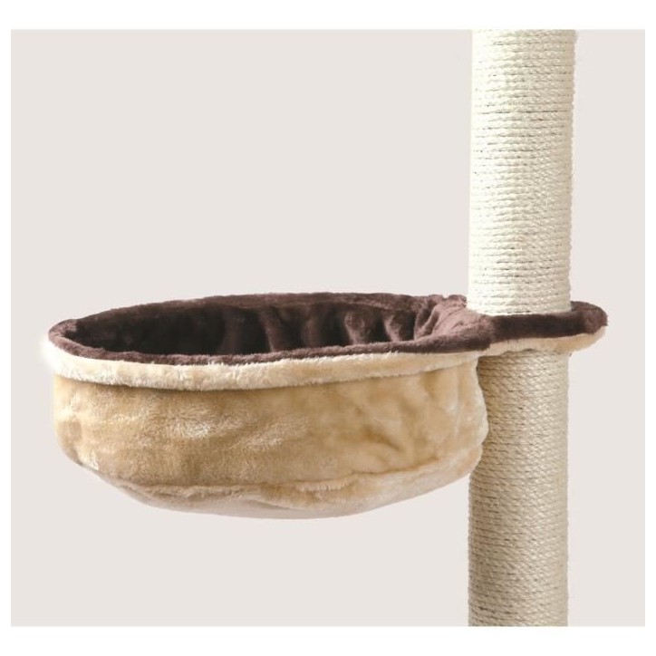 TRIXIE Sac confort pour arbre a chat Ø38 cm - Brun et beige - Pour chat TRIXIE Sac confort pour arbre a chat Ø38 cm - Brun et beige - Pour chat