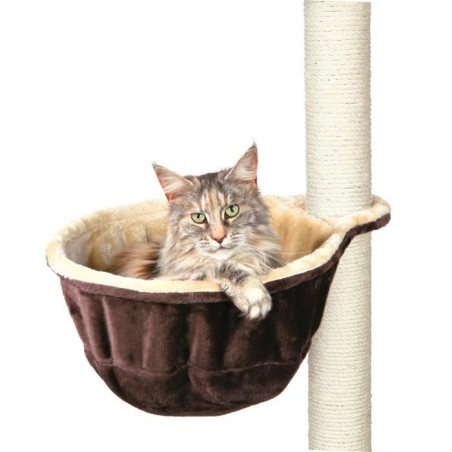 TRIXIE Sac confort pour arbre a chat Ø38 cm - Brun et beige - Pour chat