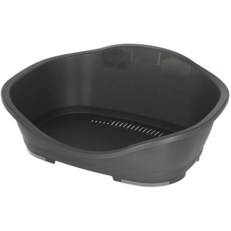 Corbeille en plastique - KERBL - Sleepers - 80,5 x 55 x 32 cm - Gris