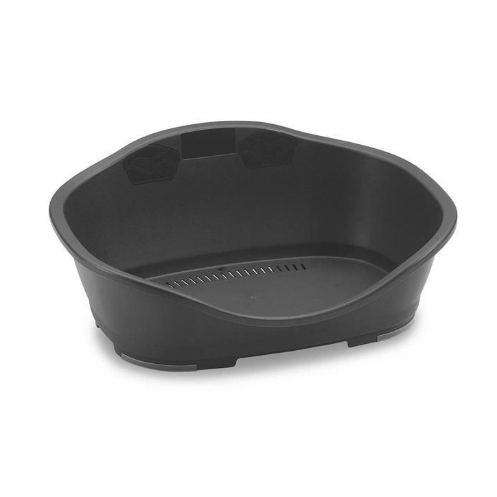 Corbeille en plastique - KERBL - Sleepers - 80,5 x 55 x 32 cm - Gris
