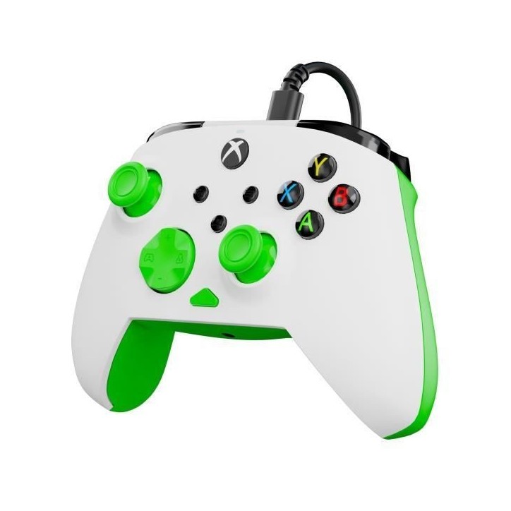 Manette de jeu - Xbox Series X|S, Xbox One et PC - Rematch Core - RGB - Filaire - Blanc / Vert - TURTLE BEACH Manette de jeu - Xbox Series X|S, Xbox One et PC - Rematch Core - RGB - Filaire - Blanc / Vert - TURTLE BEACH